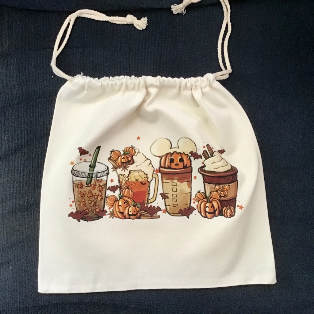 Disney Fall Drawstring Bag